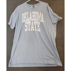 OSU Oklahoma State Cowboys Classic T Shirt Size XL Short‎ Sleeve Light Blue NWT
